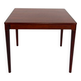 Scandinavian coffee table in exotic wood, around 1960.