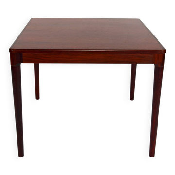 Table basse scandinave en bois exotique, vers 1960