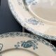 4 plates iron earth Royat sarreguemines U&C