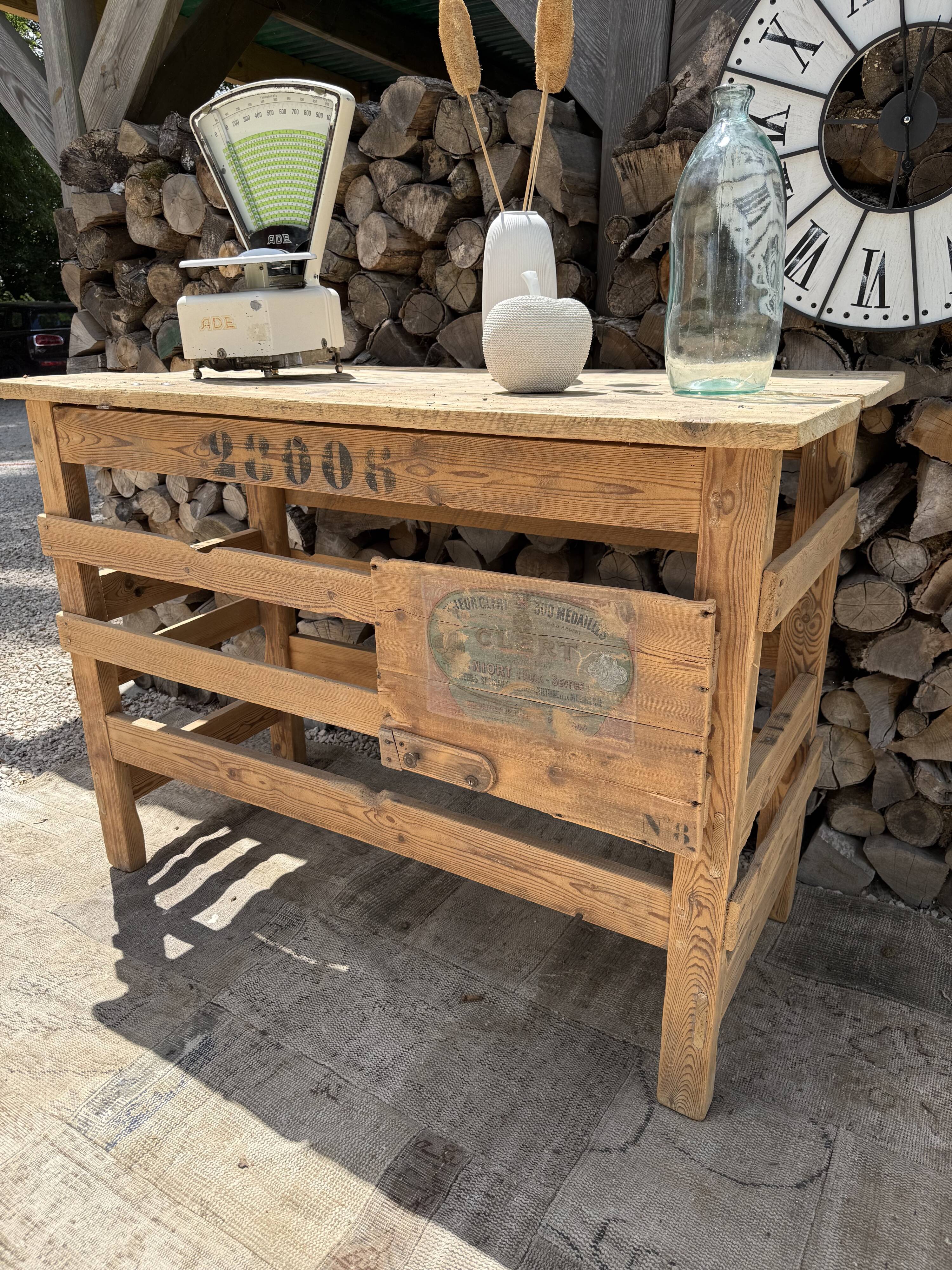 Meuble métier / Meuble d'atelier ancien