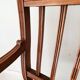 English style armchair in solid wood