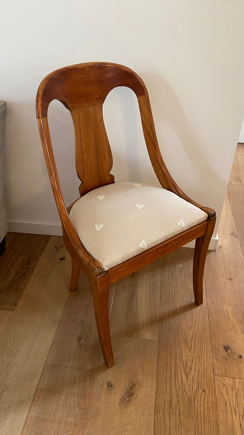 Vintage empire style gondola chair