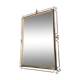 Mirror vintage gold metal frame 60 70 s