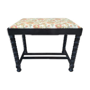 Tabouret en bois peint