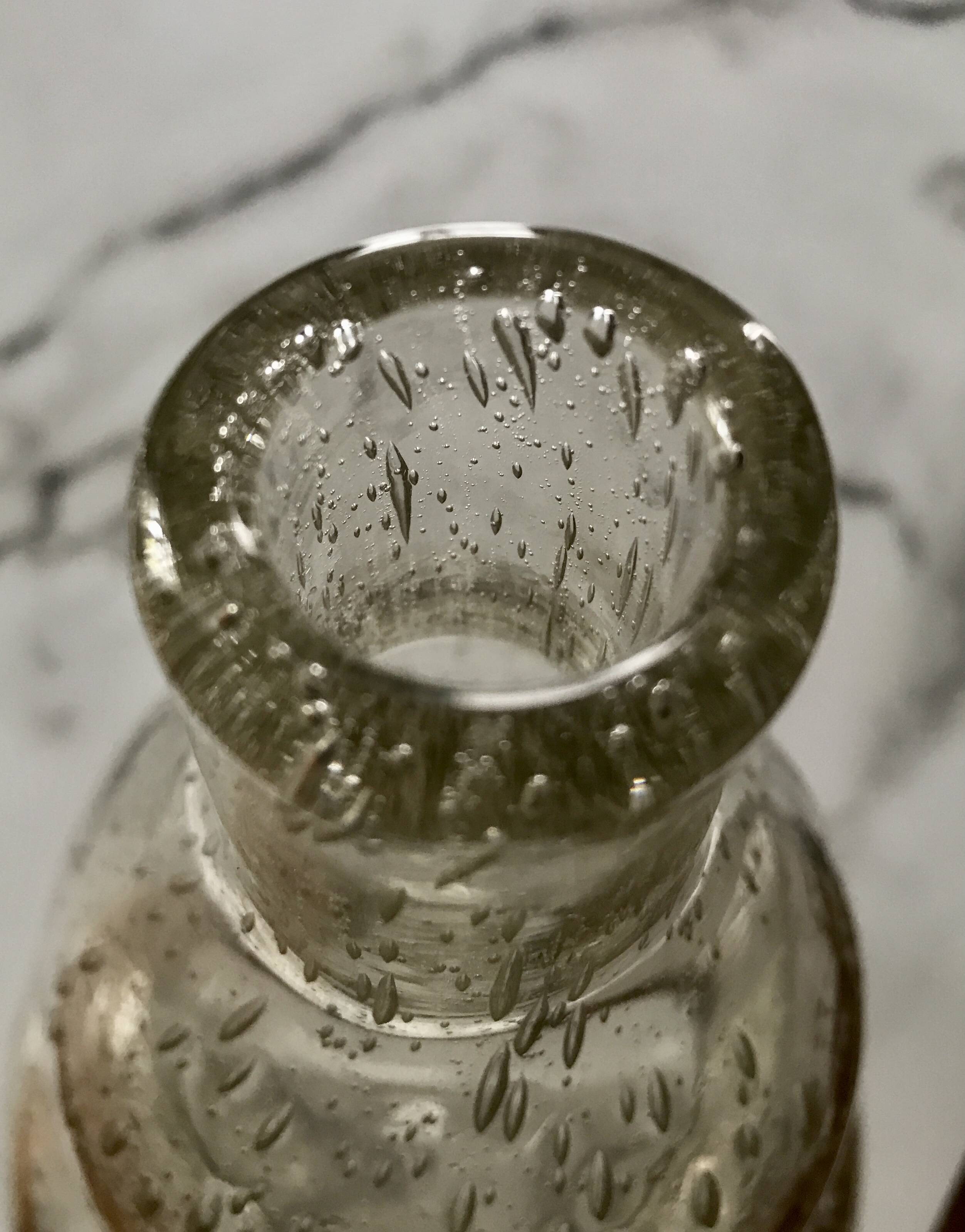 Vase Biot verre bullé