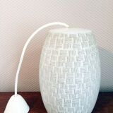 Opaline hanging white vintage, 1960