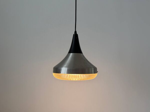 Suspension en cristal de verre et cadre métallique, années 1960, Allemagne