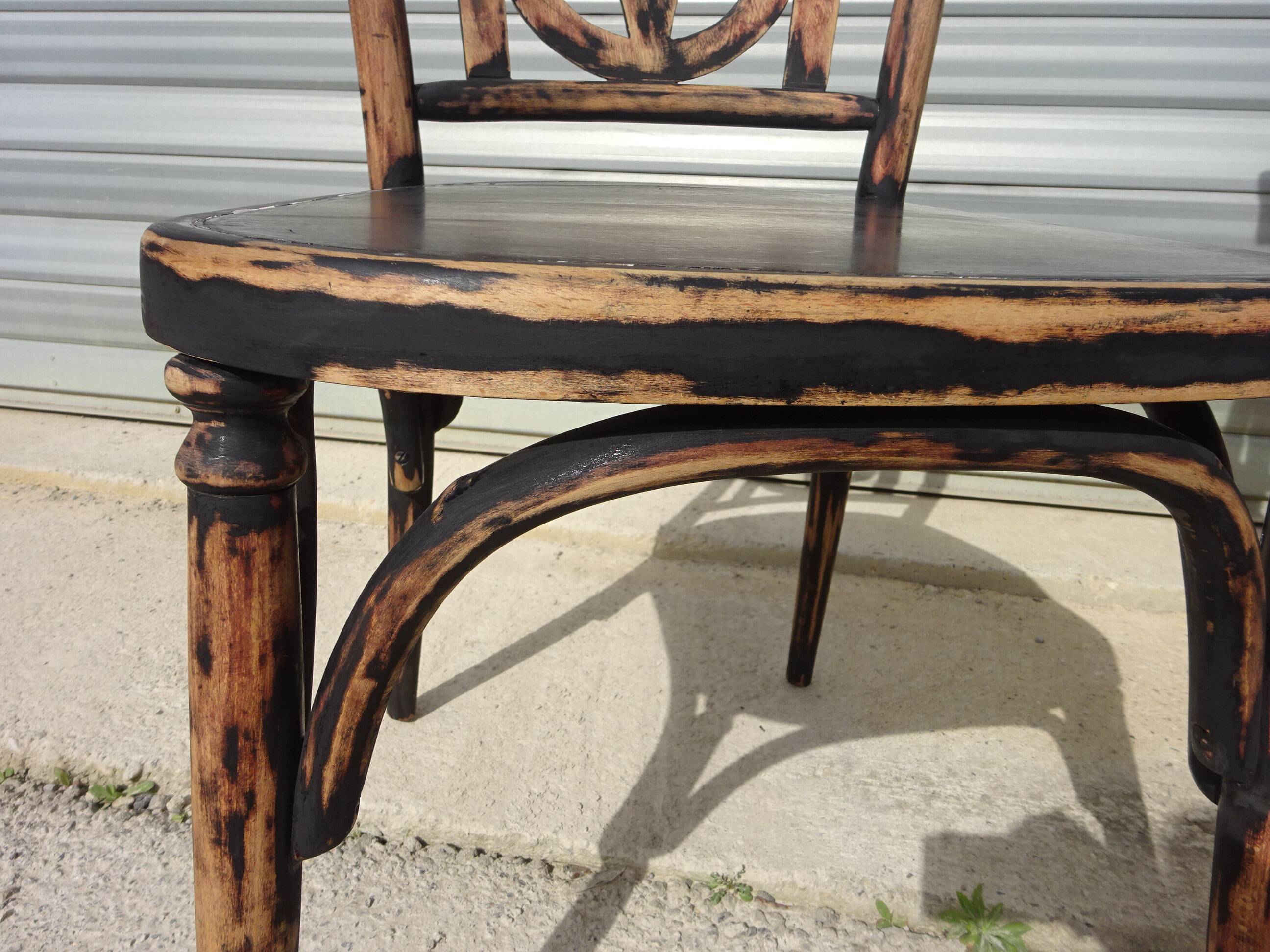 Baumann salon, armchair, bench and bistro chair