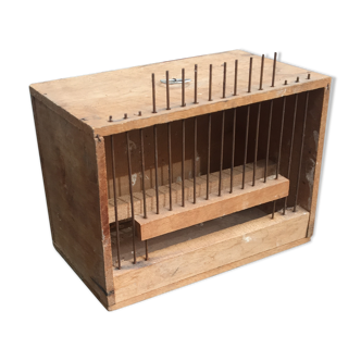 Cage à oiseaux ancienne art populaire