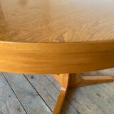 Round Scandinavian table Baumann vintage central foot star