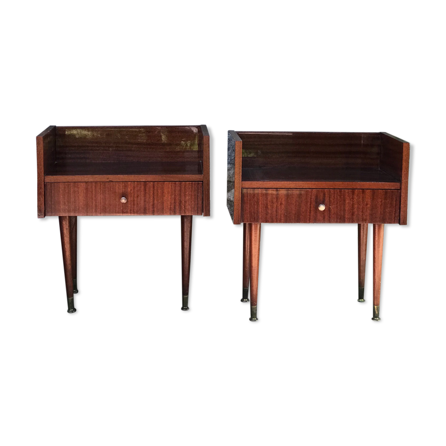Pair of vintage bedside tables