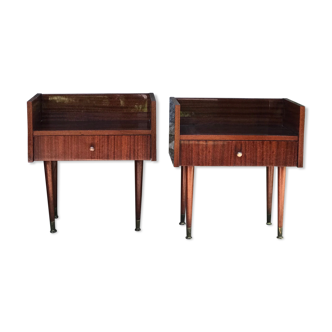 Pair of vintage bedside tables