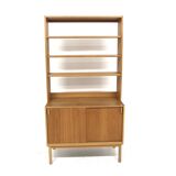 Scandinavian oak bookcase, Bertil Fridhagen, Bodafors, Sweden, 1960