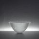 Glass bowl Trigona for Holmegaard, Denmark 1980s