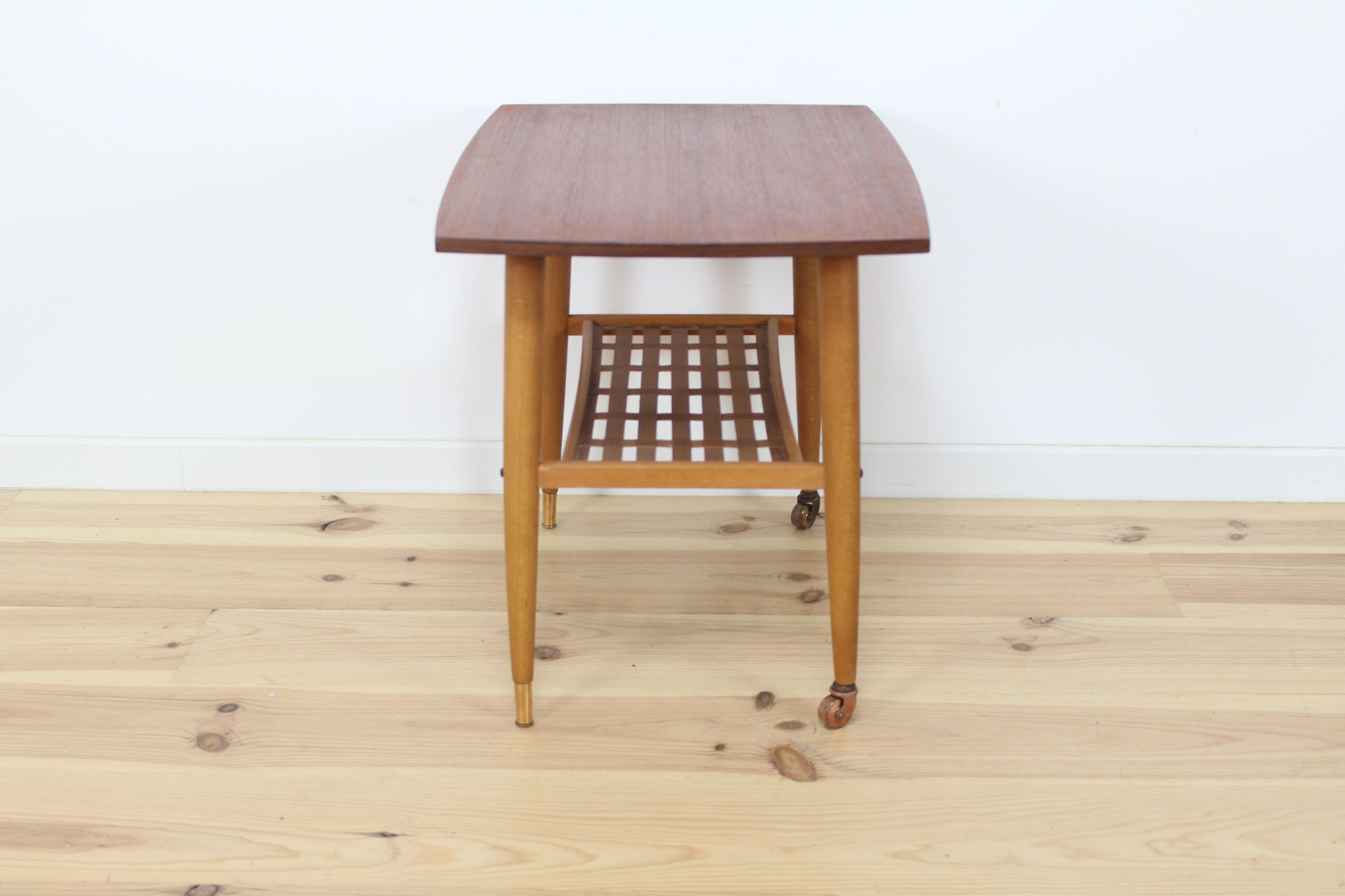 Scandinavian side table, in teak, by Alberts Tibro.
