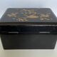 Lacquered wooden jewelry box