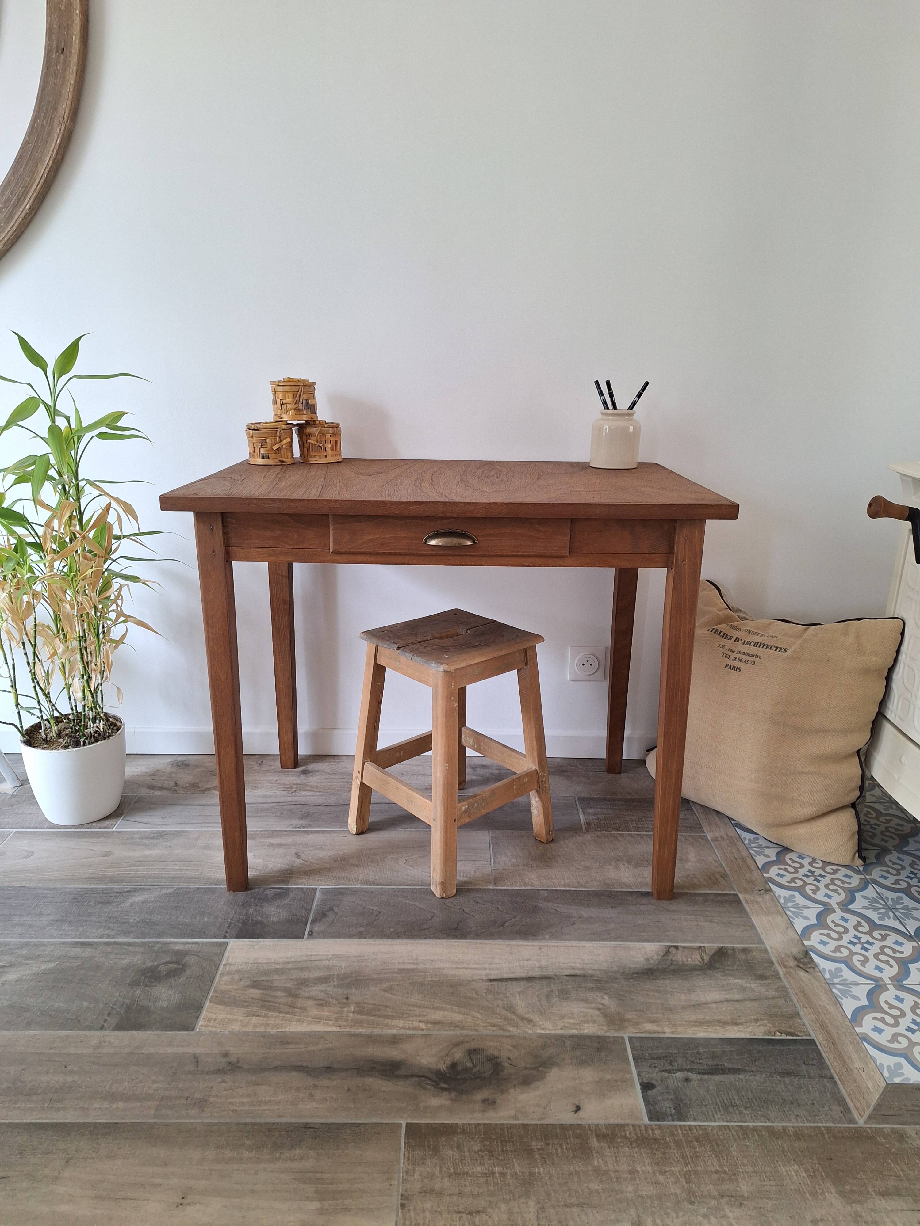 Bureau / Table d'appoint de ferme style campagne