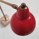 Vintage lamp in marble and brass
