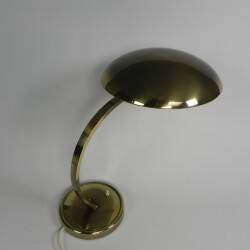 Lampe de bureau Bauhaus en laiton, modèle 6751 par Christian Dell pour Kaiser Leuchten