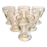 Set of 6 small aperitif glasses