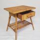 Rattan bedside awarded to Louis Sognot 1950