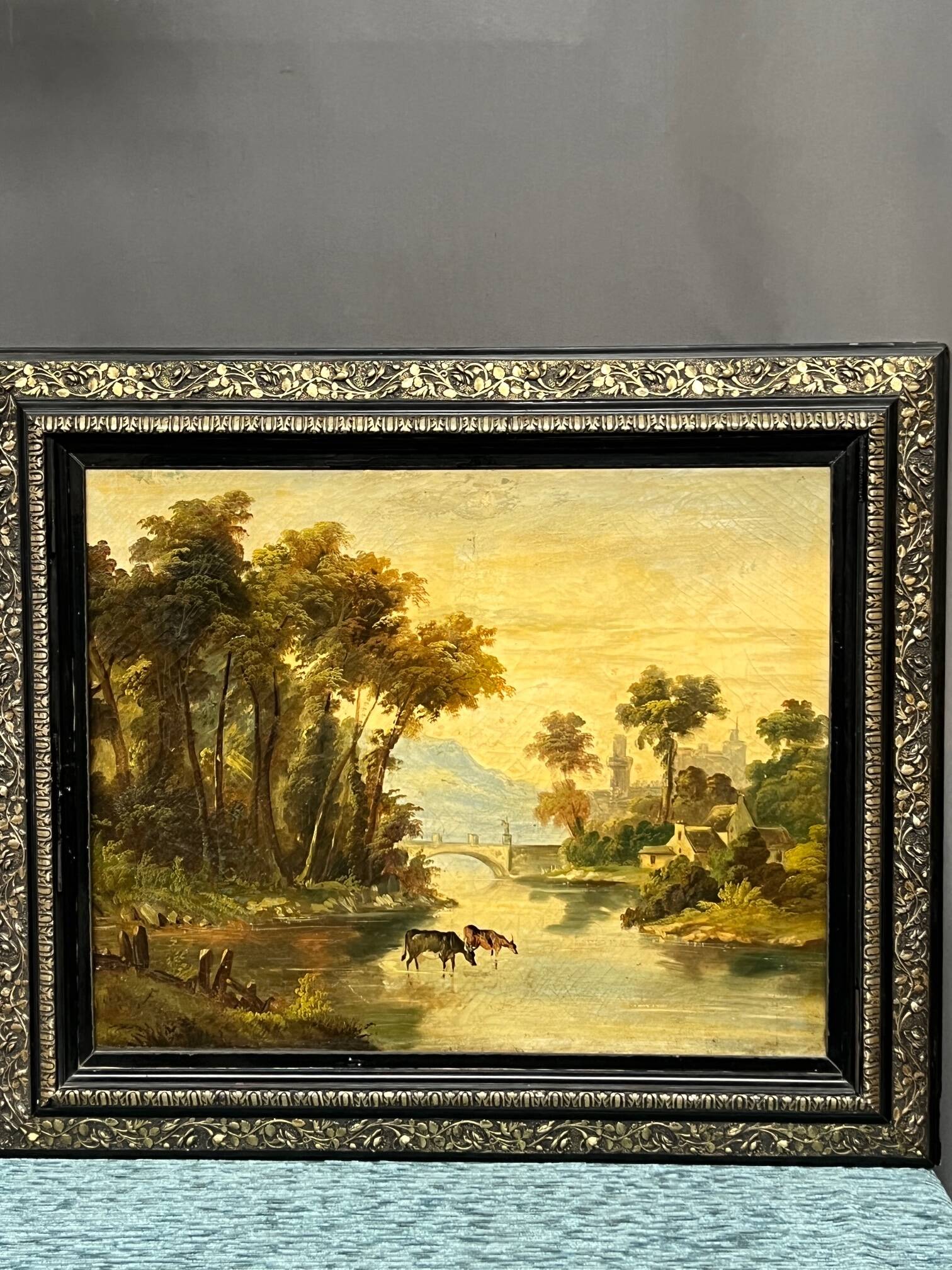 Ancient Italian landscape.