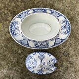 Gien - covered sauce boat