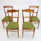 1970s Set of 4 Dining Chairs by Drevotvar, Czechoslovakia