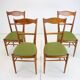 1970s Set of 4 Dining Chairs by Drevotvar, Czechoslovakia