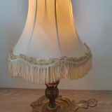 2 bronze bedside lamps