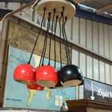 Two-tone eyeball chandelier