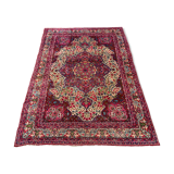 Tapis tribal antique 332x240 cm laine oriental tapis fait à la main rose, violet, vert