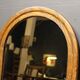 Miroir vintage en bois massif