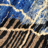 Moroccan Berber carpet m'rirt multicolored patterned 302x212cm
