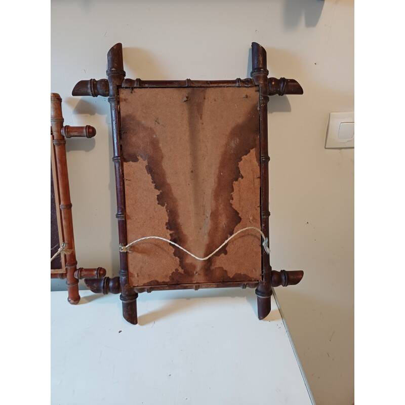 3 rattan mirrors
