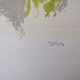 Color Lithography on Van Gelder Zonen Paper by Jörgen Fogelqvist, 1980s