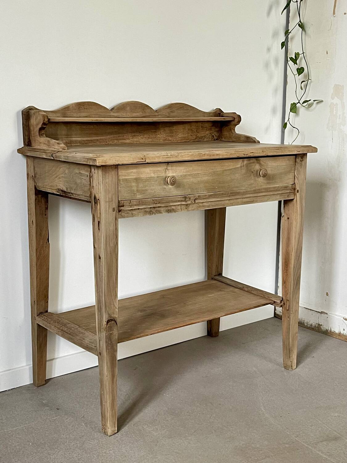Walnut dressing table