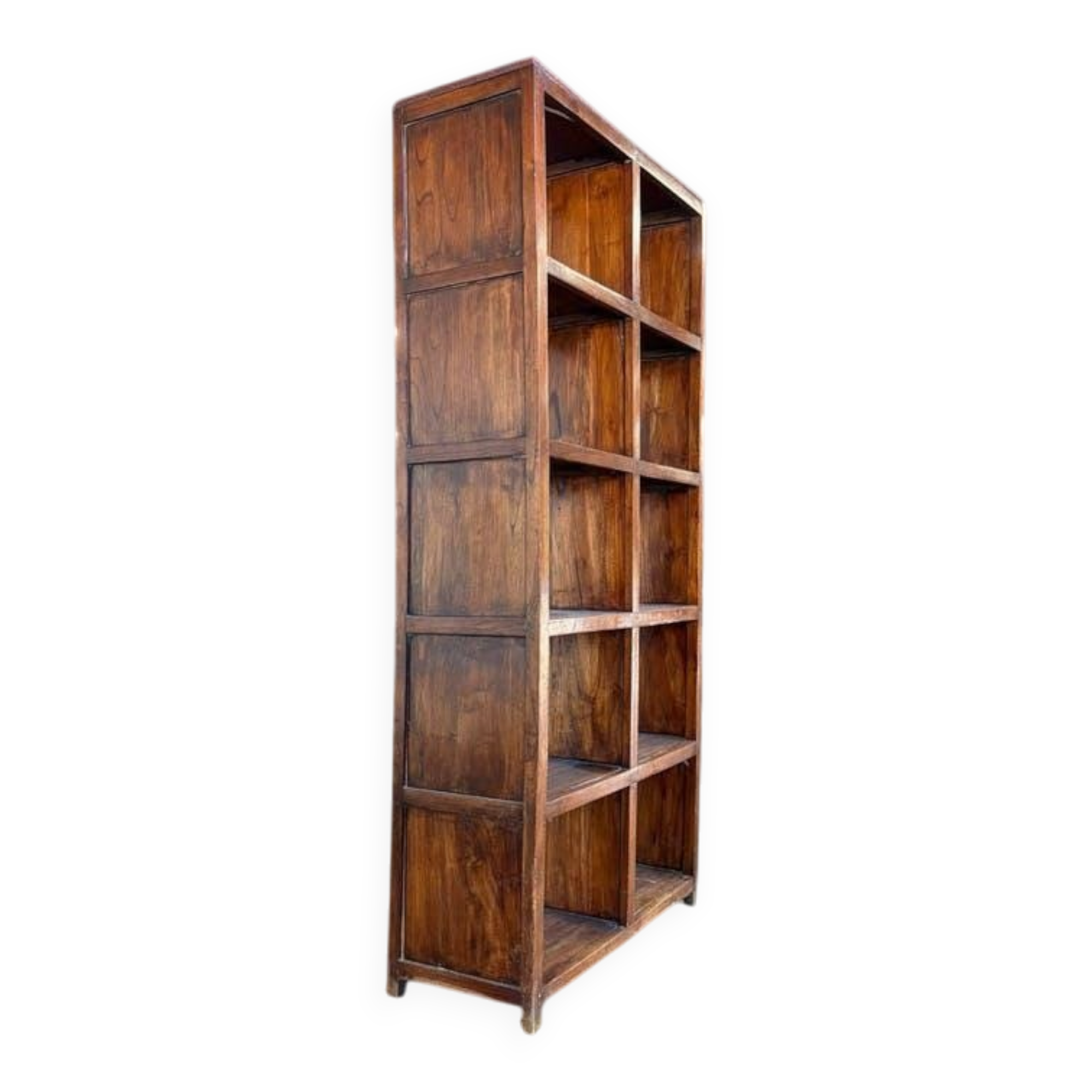 Vintage wooden bookshelf/storage unit.