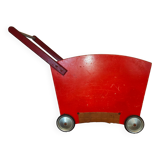 Old wooden pram for dolls