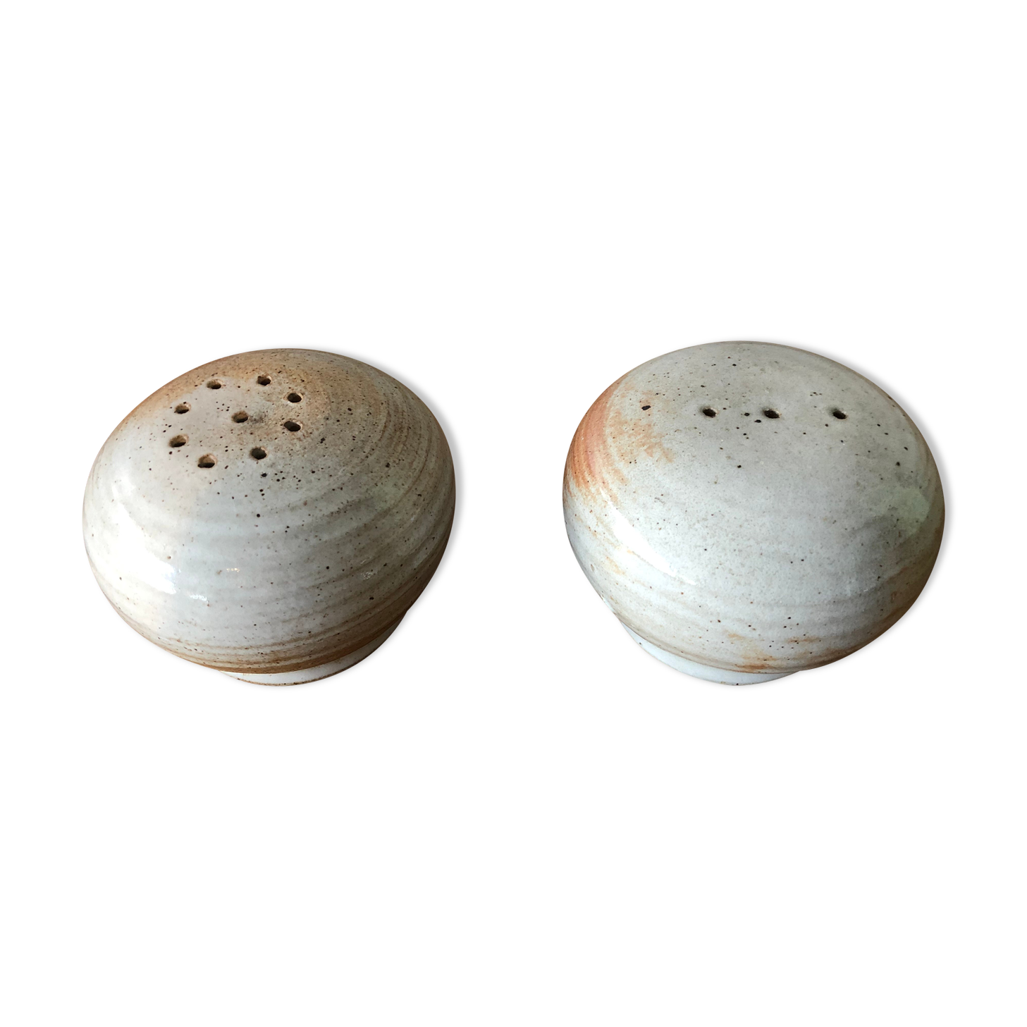 Salière et poivrier en grès