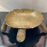 Vintage turtle pocket in solid bronze
