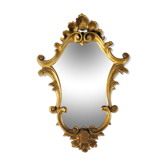 Miroir italien doré 41 x 28 cm