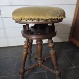 Ancien tabouret de piano réglable