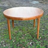 Circular teak table - Denmark 1960s