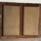 Afternoon on the lake, oil on canvas signed