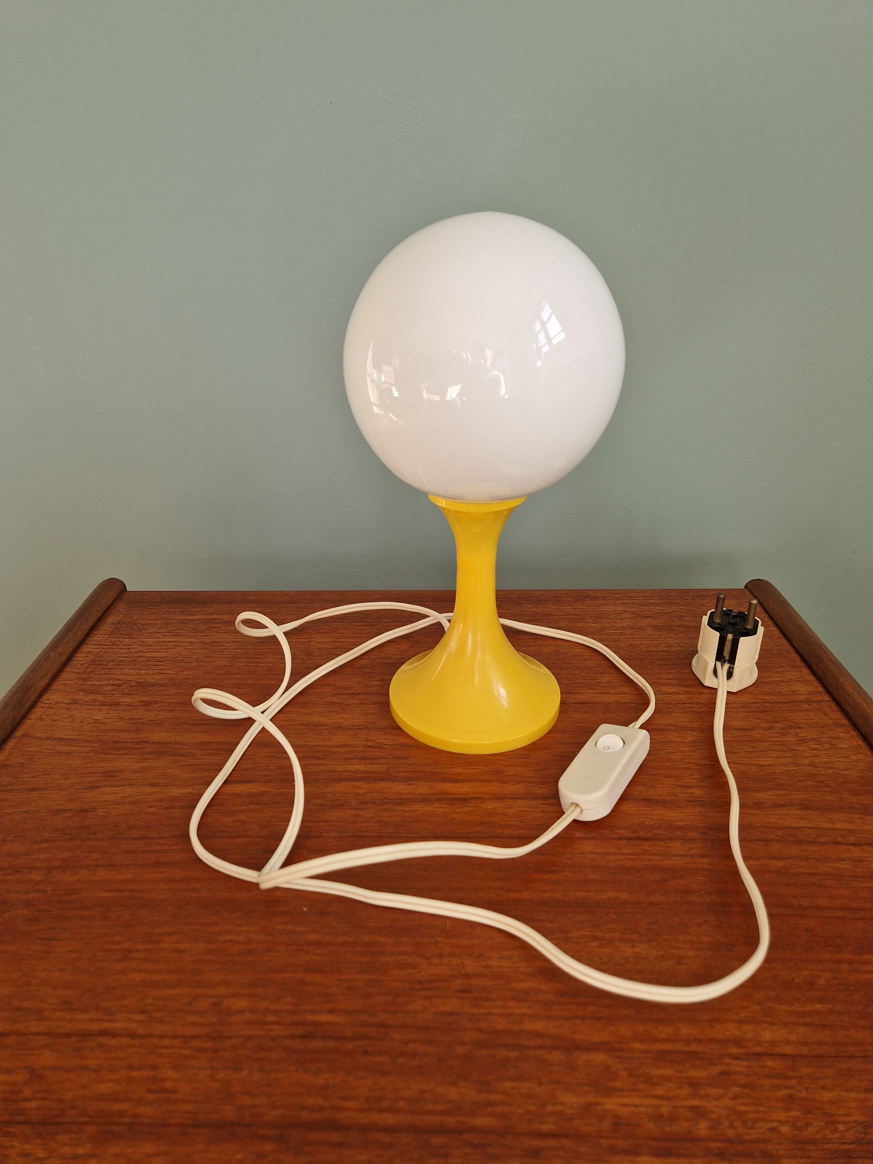 Vintage opaline lamp, 70s
