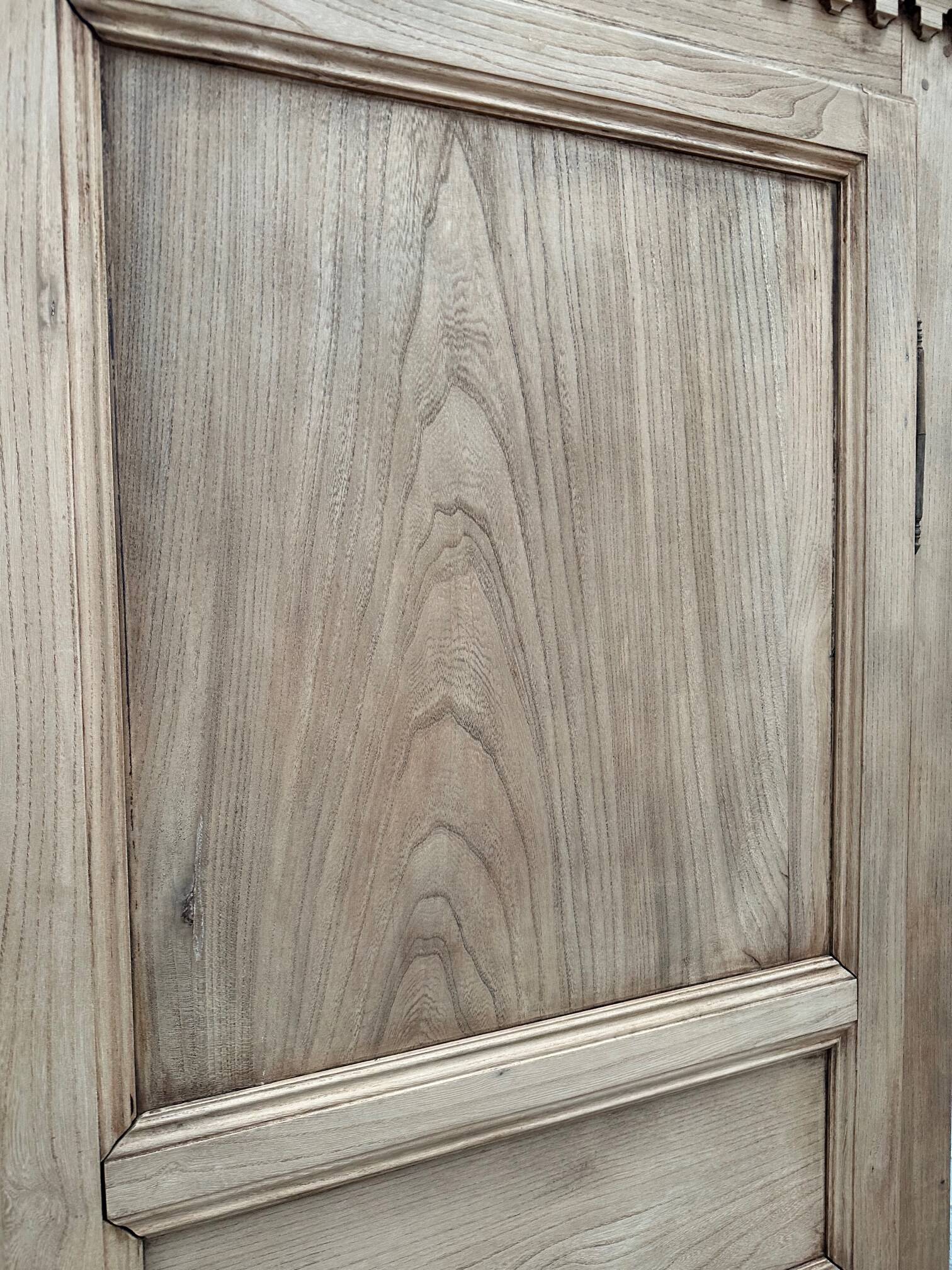 Late 19th century corner in solid elm