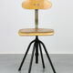 Vintage industial swivel chair 1950s