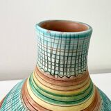 Vintage Vase • Glazed Ceramic • Aldo Londi • Bitossi • 1950