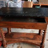 Console Napoleon III with black marble